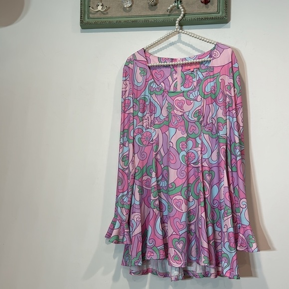 Dolls Kill x Sugar Thrillz Pink Swinging Scene Dress 60s mini women’s xl new - Picture 7 of 7